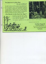 Reklame Jagdmöbel Holz Ungershausen Depprich Schrank Holz 1968 Holzmöbel Katalog