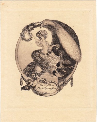Exlibris bookplate - exlibris,