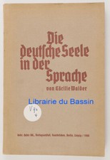 Die deutsche Seele in der Sprache Cäcilie Walder 1920