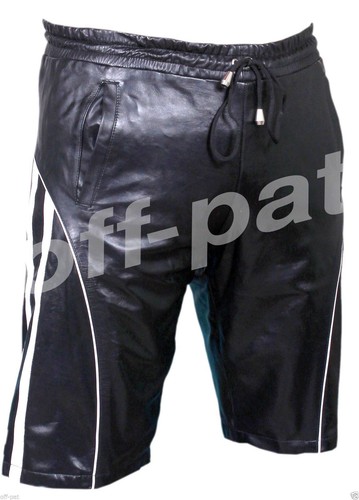 Herren echtleder schwarz - echtleder,