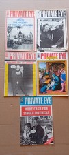 PRIVATE EYE Magazines x5