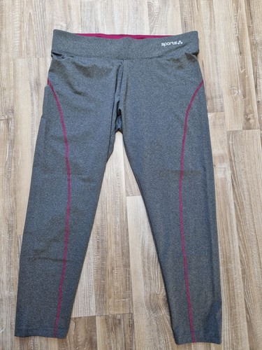 Graue fitnesshose - graue, 7/8-fitnesshose