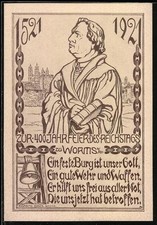 AK Worms, 400 Jahrfeier d. Reichstags, 1521-1921, Martin Luther, Kirchenglocken 