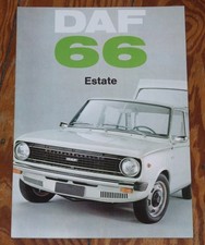 1972 DAF 66 Kombi estate Prospekt brochure n 33 44 55 Volvo