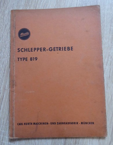 Hurth schleppergetriebe 819 - schleppergetriebe,
