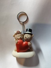 Steinbeck Hochzeit Bärchen Bilderhalter Geschenk Deko