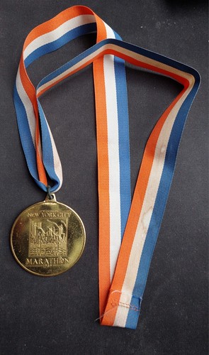 New york marathonmedaille - marathonmedaille, 1989