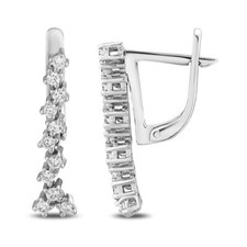 14K Weiss Gold Natürlich