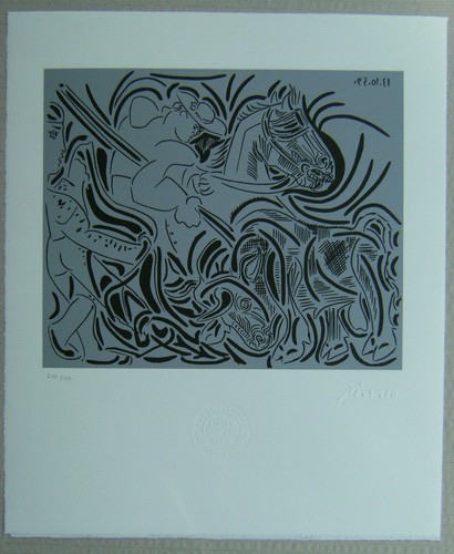 Lithografie von picasso - picasso., das