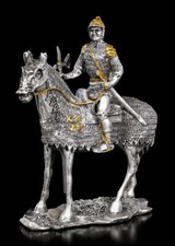 Zinn ritter figur auf - zinn, pferd
