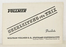 Vollmer - Oberleitung für Trix Preisliste