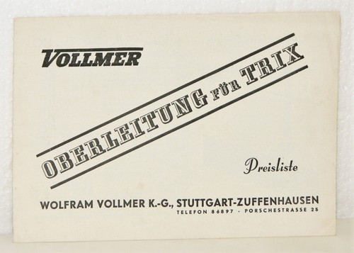 Vollmer oberleitung für - vollmer,