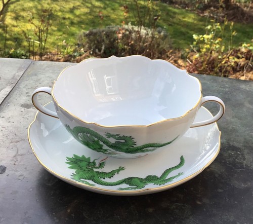 Meissen soup cup - meissen,