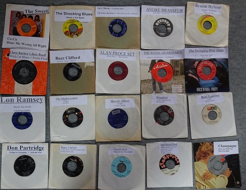 Englische vinyl single - ,