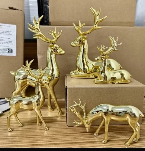 Luxuriöses hirsch figuren set - luxuriöses, hirsch-figuren-set