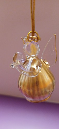 Baumschmuck engel gold glas - baumschmuck,