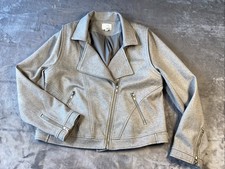 Greylin Gray Knit Jacket Size