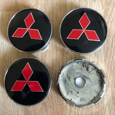 4x 60mm Für Mitsubishi Logo