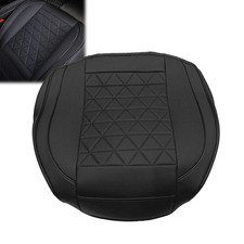 1x Sitzbezug Sitzpolster für Mercedes Vorne Fahrer/Beifahrer Schwarz Kunstleder