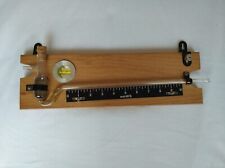 Schrägrohrmanometer, Holz, sehr dekorativ und selten !