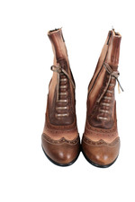 Damen Leder , Stiefel, Gr 38