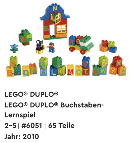 Lego duplo 6051 abc - lego,
