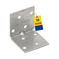 Winkelverbinder Holzverbinder Lochplattenwinkel mit Sicke - KMP Großpack