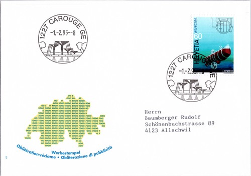 Schweiz brief sst carouge - sst, ge