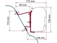 Fiamma F45 Adapter für