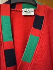 CARLO COLUCCI, Herren Strickweste, Gr. 54, gebraucht, Baumwolle, Ärmellos