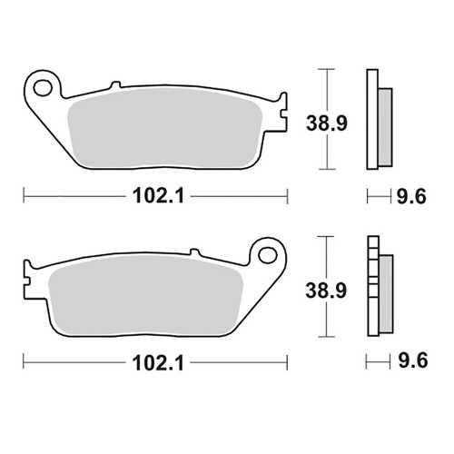 Moto master bremsbelag für - bremsbelag, (für