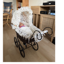 Vintage kinderwagen mit - vintage,