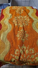Duschtuch Retro Vintage   Gross Orange 