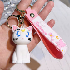 Katze Sailor Moon Schlüsselanhänger Modell Weiß