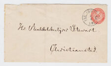 DÄNISCH WESTINDIEN 1887, GANZSACHENBRIEF AUS FREDERIKSSTED