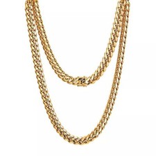 Herren Kette Gold vergoldet