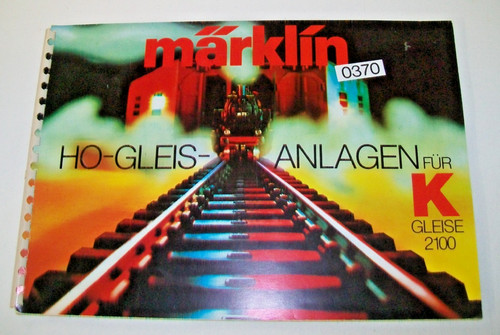 Märklin 0370 gleispläne - märklin, h0