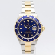 [2473] Rolex Submariner Date - 16613 Gold/Stahl Sehr guter Zustand Herrenuhr