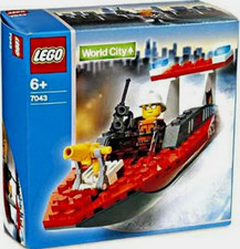 LEGO 7043 Feuerwehr Boot World