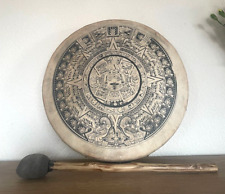 B-Ware Terre Schamanentrommel Maya Ziege bedruckt rund 40cm mit Schlägel