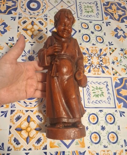 Wachsfigur alter mönch - wachsfigur,