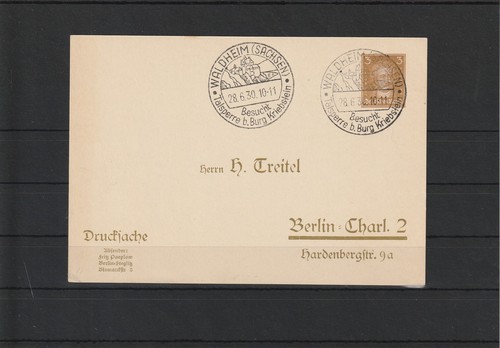 Reich privat ganzsache - reich, privat-ganzsache