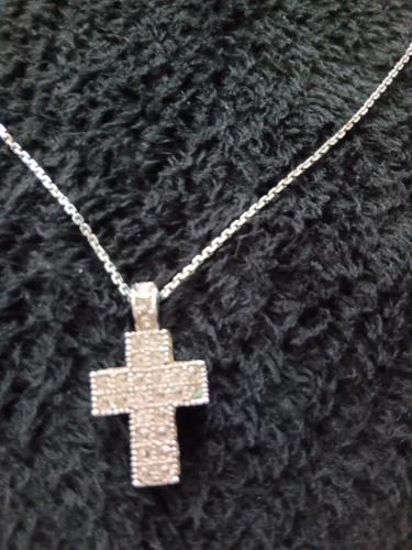 Swarovski kreuz mit kette - kreuz,