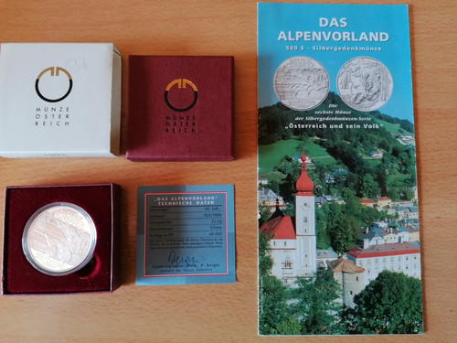 österreich 500 schilling 1995 - schilling,