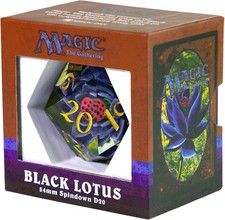 Sirius Dice: Magic The Gathering Black Lotus Spindown 54mm D20