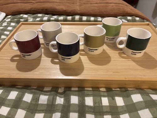 Pantone 6er set - 6er, espressotassen