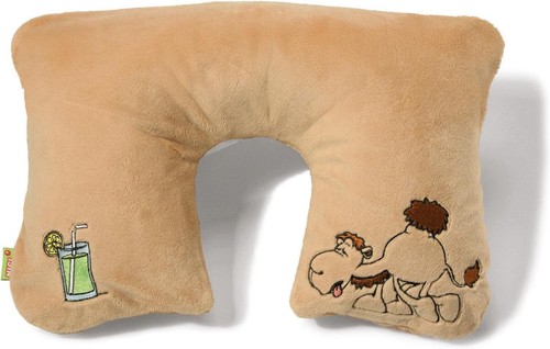 Aufblasbares nackenkissen mit - aufblasbares,