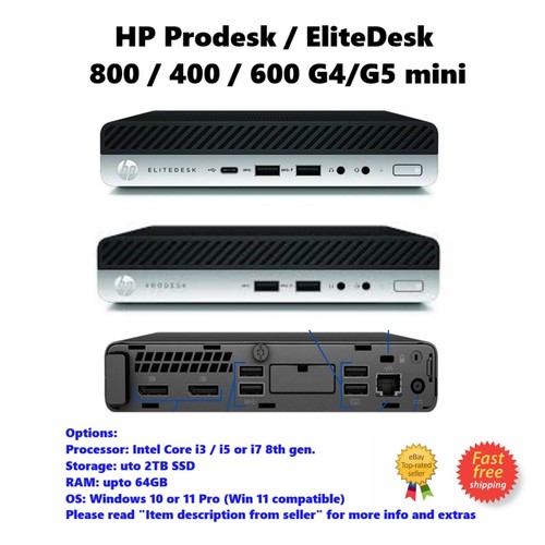 Elitedesk 800 400 mini - hp, 800/400