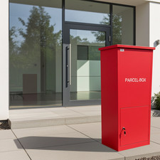 Roter XXL Paketbriefkasten
