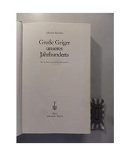 Große Geiger unseres Jahrhunderts. Sonderausgabe, Roeseler, Albrecht